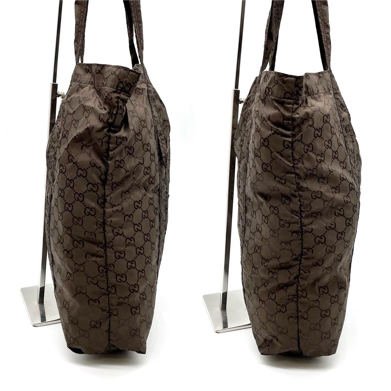 ✨良品✨ GUCCI グッチ トートバッグ ハンドバッグ エコバッグ GG柄 