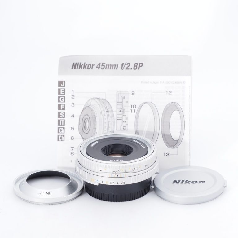 Nikon Ai-S NIKKOR 45mm F2.8P 単焦点 Fマウント Nikon Ai-S NIKKOR 45mm F2.8P 単焦点 Fマウント