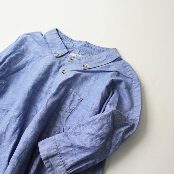 ORDINARY FITS リネンシャツ(美品) ordinary fits LINEN STAND SHIRTS BLACK ordinary fits通販