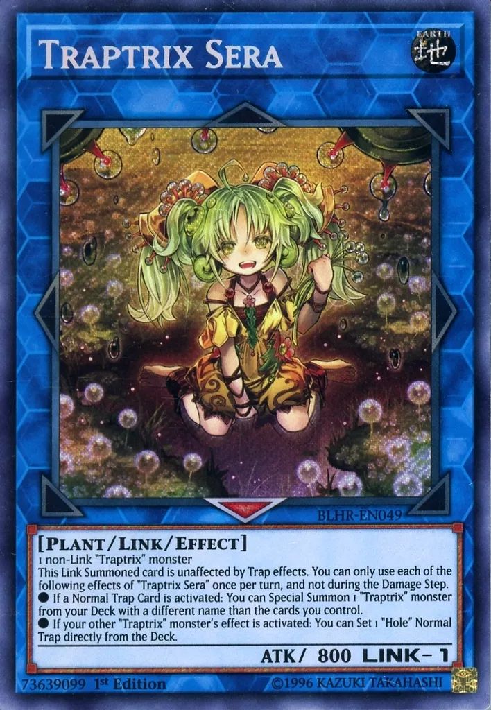 中古】遊戯王 BLHR-EN049[SE]：Traptrix Sera/セラの蟲惑魔 - メルカリ