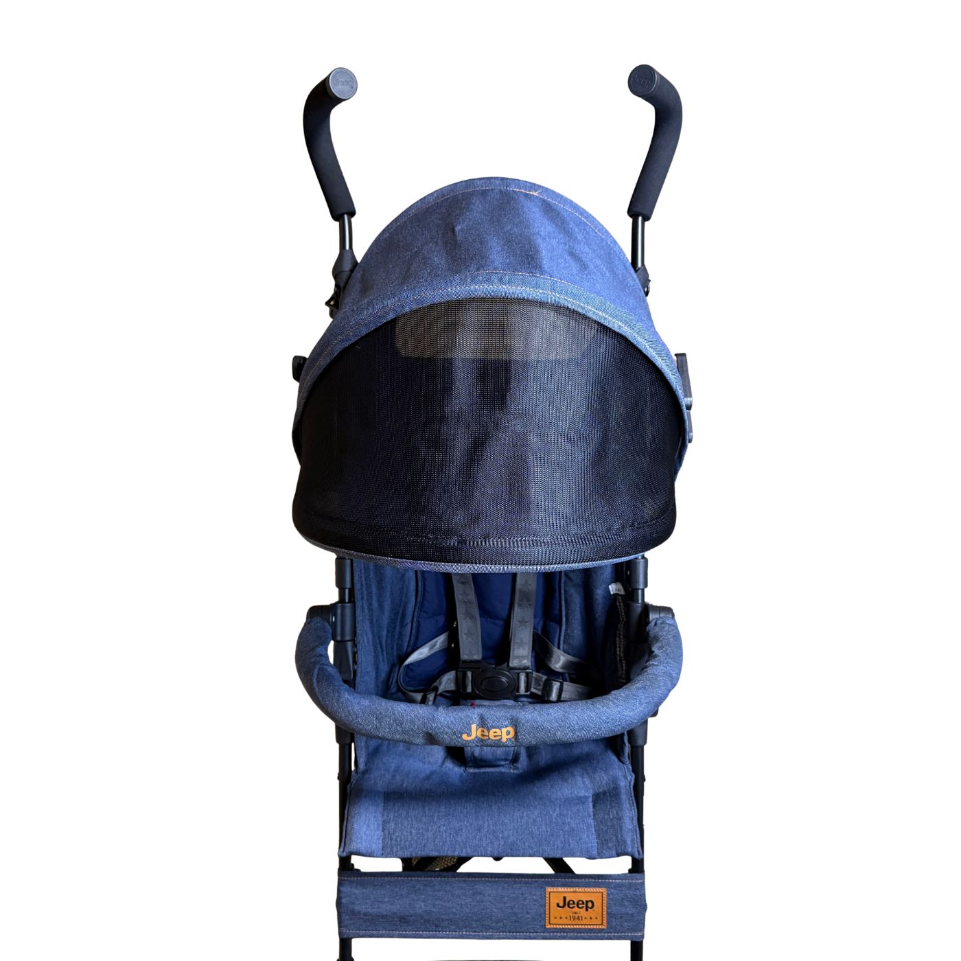 jeep デニムB型ベビーカー フロントバー付き J is for Jeep