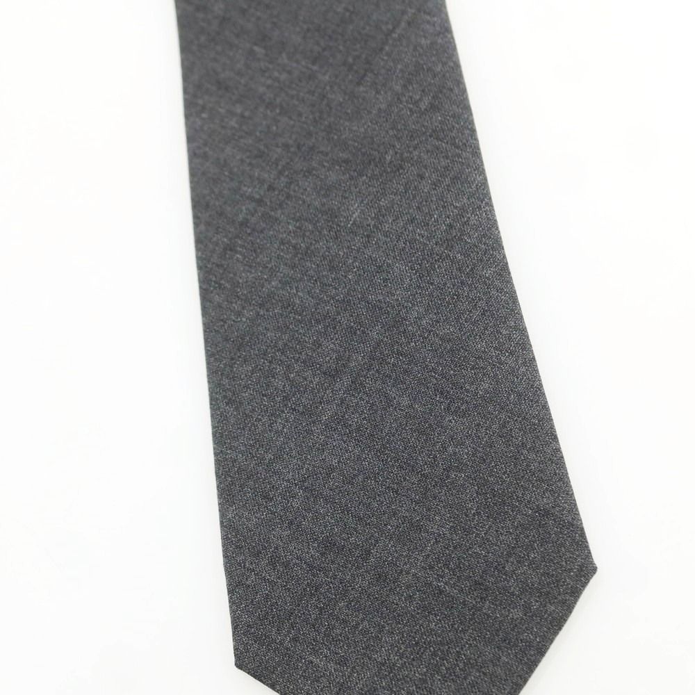 中古】ブルネロクチネリ Brunello Cucinelli ウール 無地ネクタイ