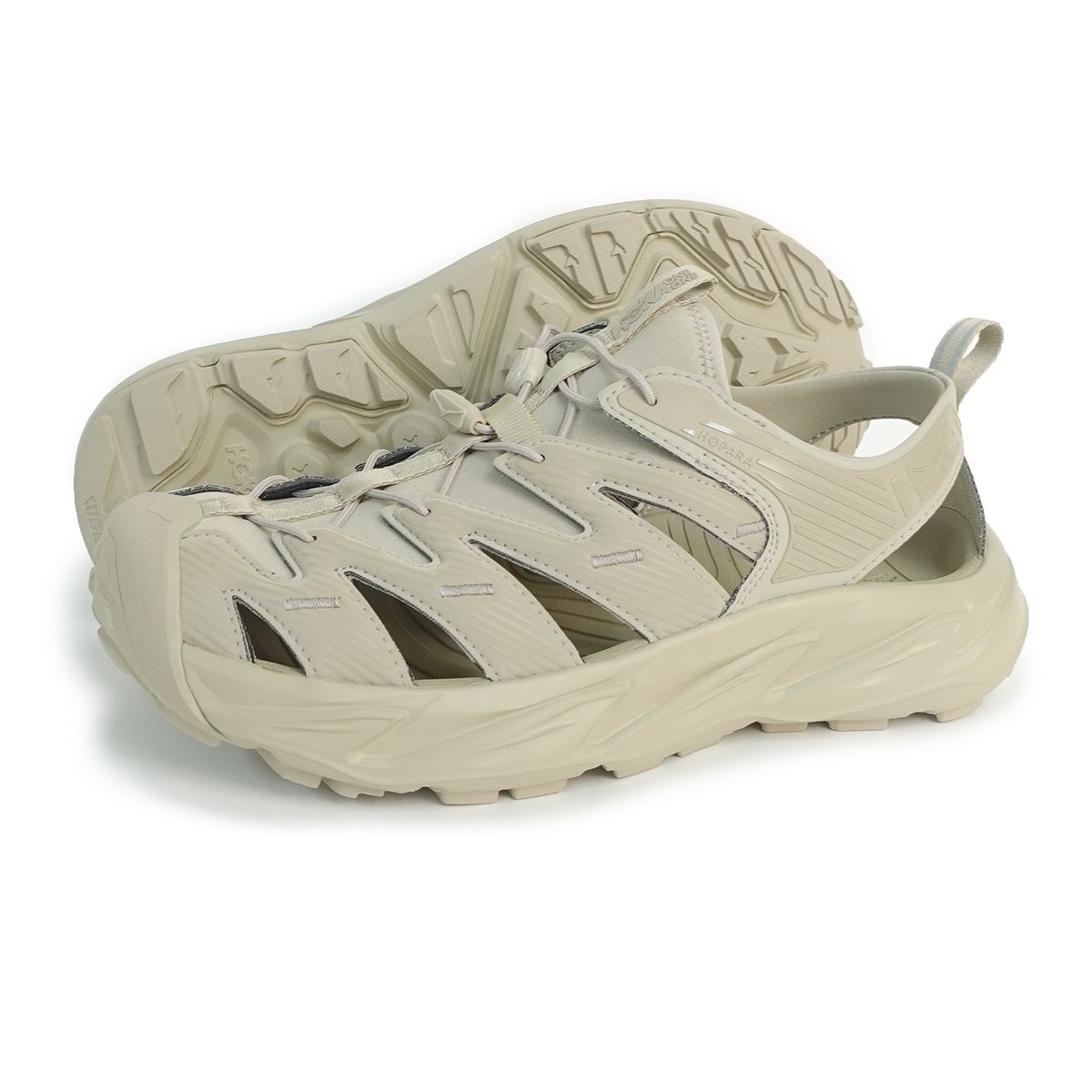 23.0～25.0cm HOKA ホカ メンズ レディース サンダル ミュール スポーツサンダル アウトドア ホパラ HOPARA オックスフォードタン ベージュ系 1123112-OTOT