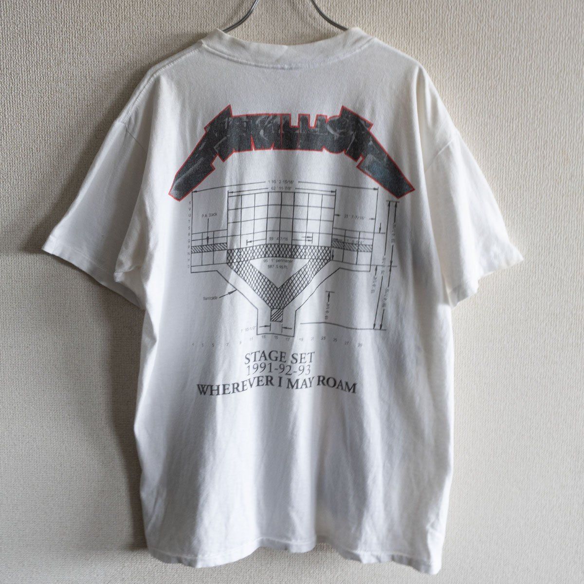 90s】 【METALLICA 1991 Tour Tee】 メタリカ 90年代 ツアーT