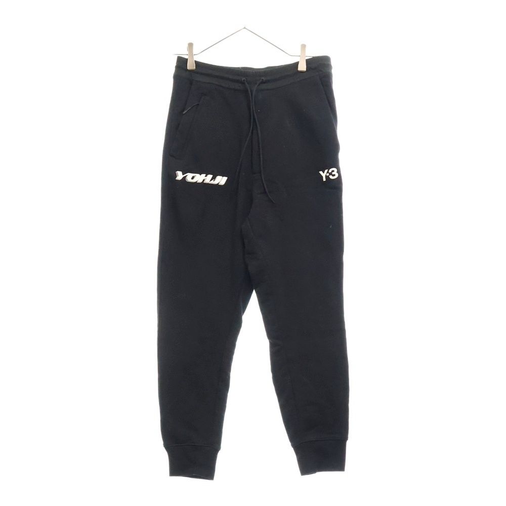 Y-3 ワイスリー Graphic Cuff Pant IB8611 グラフィック ロゴ パンツ ブラック
