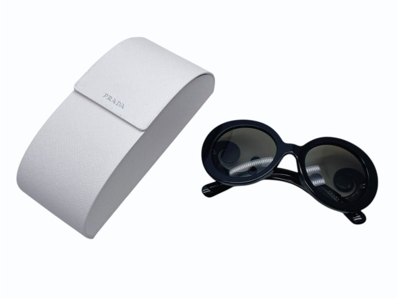 PRADA プラダ デザインフレーム サングラス ミニマル バロックシリーズ SPR27N ブラック サイズ55◻︎22 135 4b002392