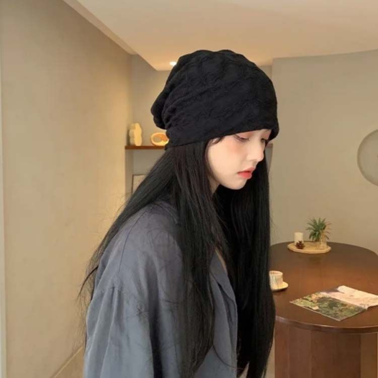 【美品】Always 黒ビーニー ニット帽 ビーニー ショートワッチ[品番：ANEW0002222]｜my