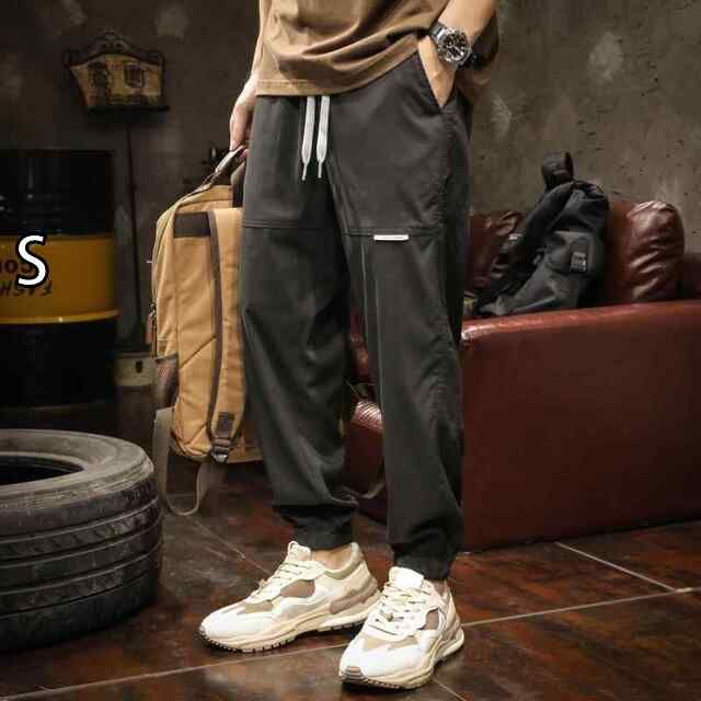 [S]メンズ ファッション 服  オシャレ シンプル 大人 かっこいい 大きいサイズ ストリート 紳士服  冷感 速乾 カジュアル パンツ 夏 薄手  ズボン 無地 スーツ 