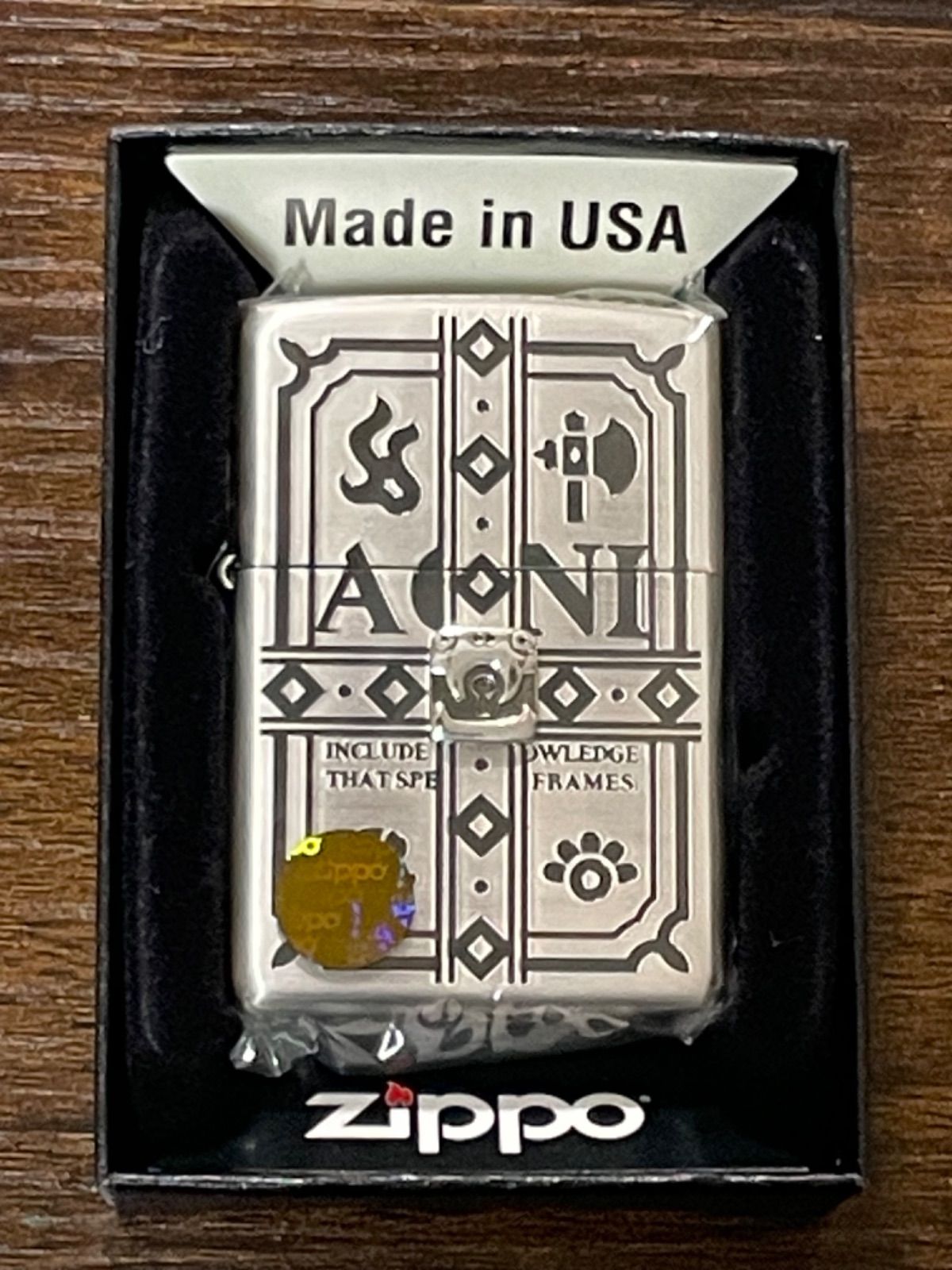 zippo 東方銀世界 Lunatic Ro.05 パチュリー アグニの魔法書 2012年製 立体メタル ノーレッジ 上海アリス幻樂団 両面デザイン  上海アリス幻楽団 デットストック ケース 保証書 - メルカリ