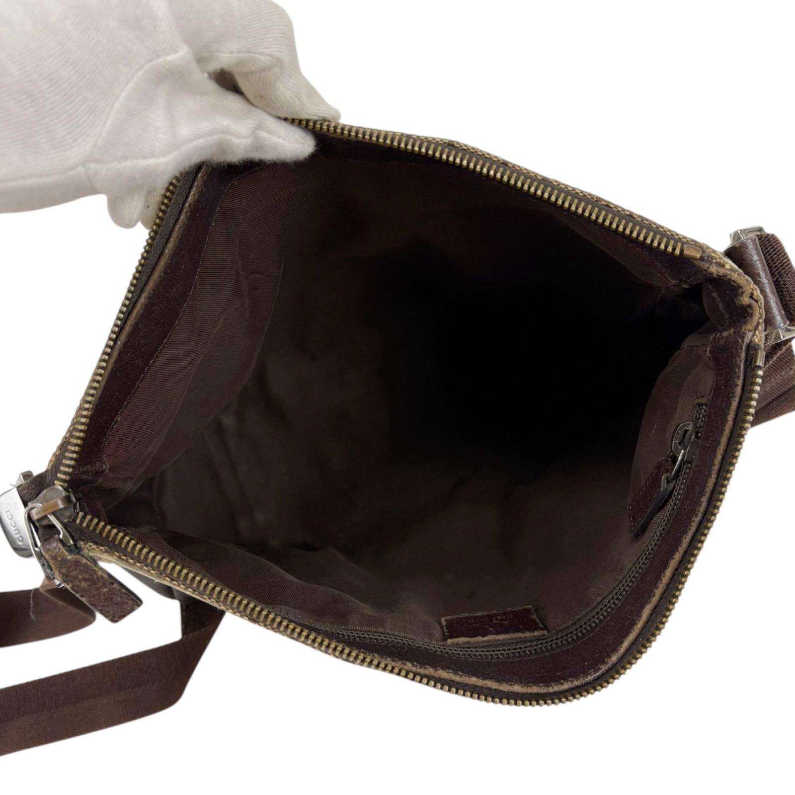 【人気商品】GUCCI グッチ ボディーバッグ クロスボディー GG ブラウン グッチ GUCCI クロスボディバッグ GGキャンバス ブラウン ショルダー