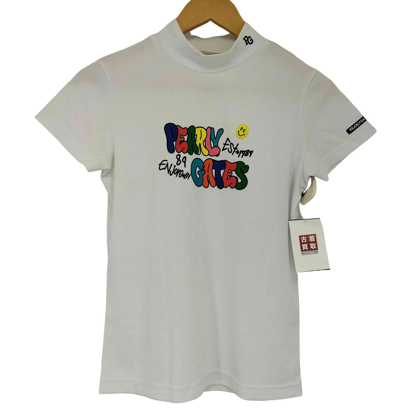 レディース パーリーゲイツ PEARLY GATES Tシャツ0(S) PEARLY GATES パーリーゲイツ 半袖ハイネックTシャツ ネイビー系