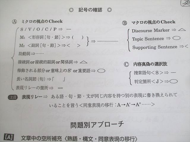 駿台 英語 英文読解H テキスト 2022 通年 太庸吉 ☆ 006s0D