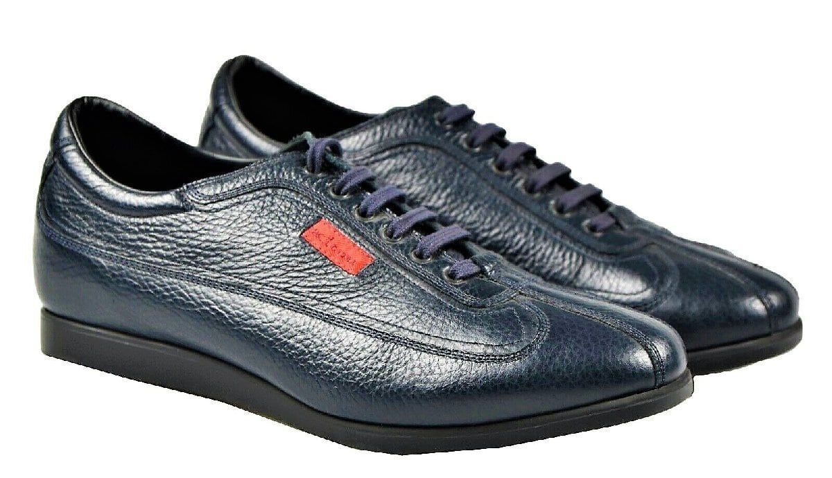 な*し様 kitonキートンクロコダイルレザースニーカーブラック美品！