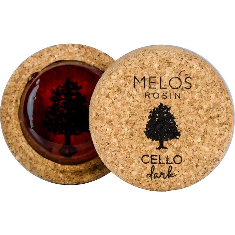 MELOS(メロス) チェロ用松脂 ダーク ミニサイズ(20g)