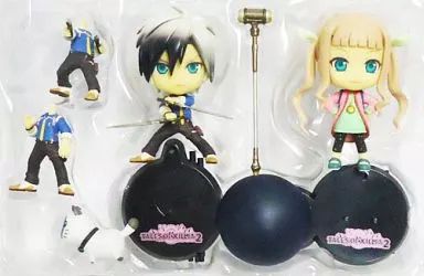 【匿名発送】テイルズオブエクシリア2 ルドガー エル きゅんキャラフィギュア 中古】トレーディングフィギュア [単品] ルドガー＆エル＆ルル