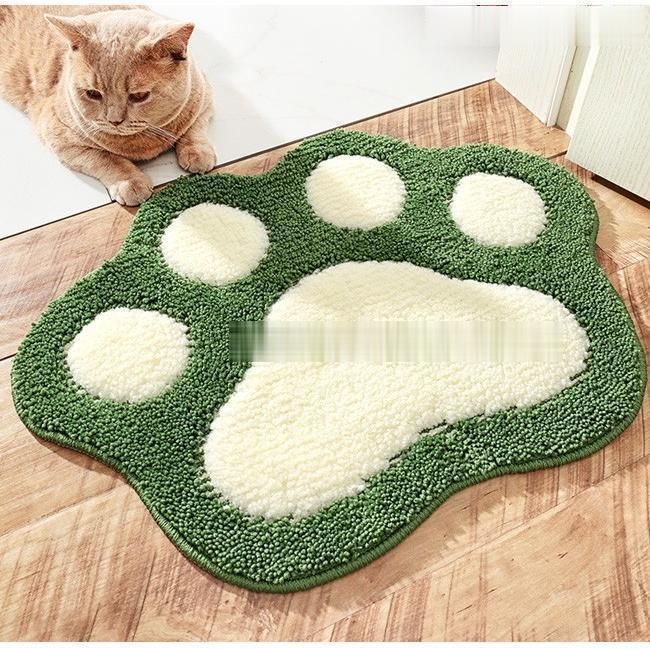 送料無料 玄関マット 猫 ねこ柄 キッチンマット 室内 屋内 滑り止め付き 6 玄関マット 室内 猫 ねこ 猫柄 ネコ柄 60×86cm 大判 洗える 滑り