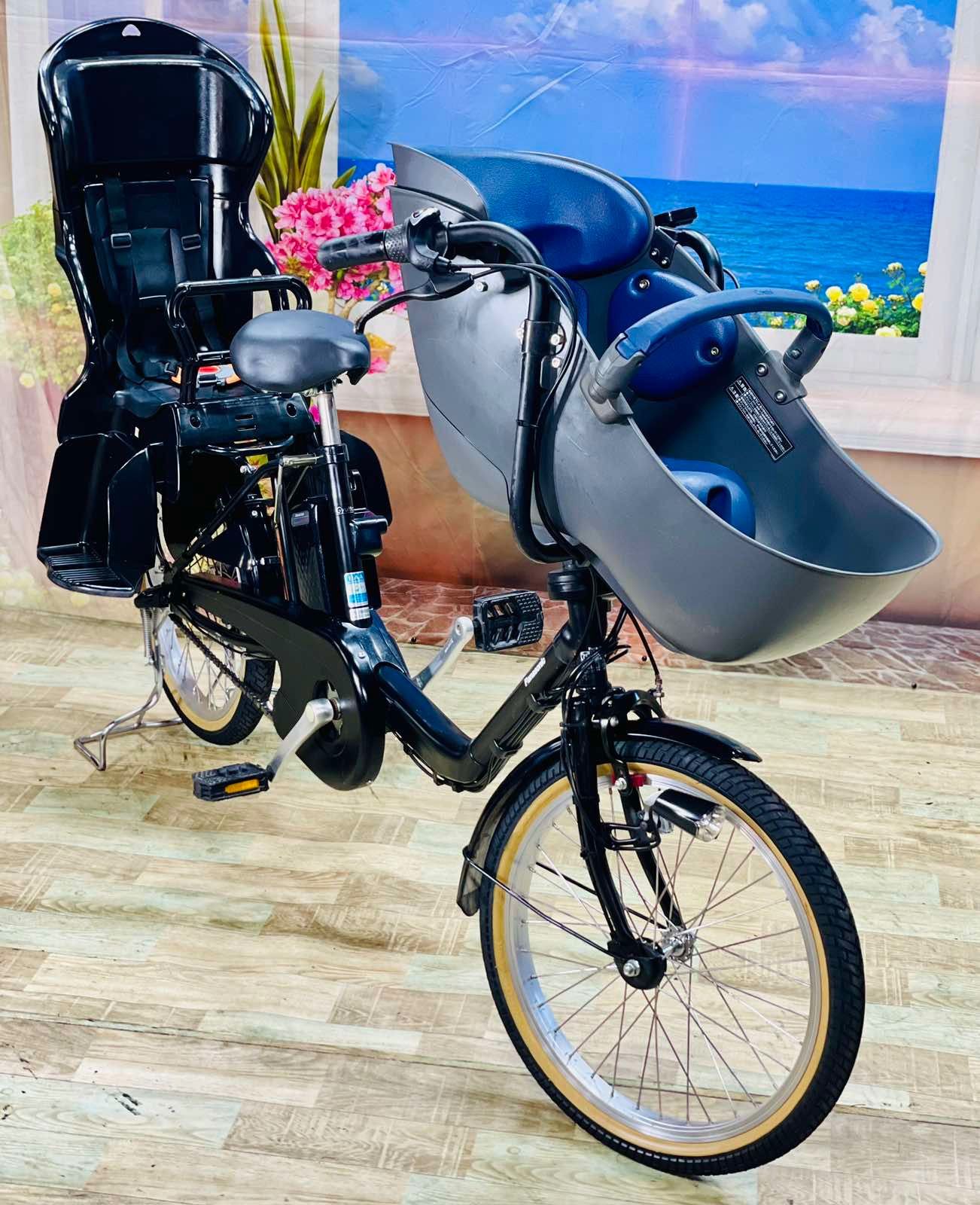限定価格！ギュット⭐️12AH！パナソニック子供乗せ電動アシスト自転車Y2244 人気モデル⭐️パナソニック【ギュット】【大容量 12AH 】子供乗せ電動