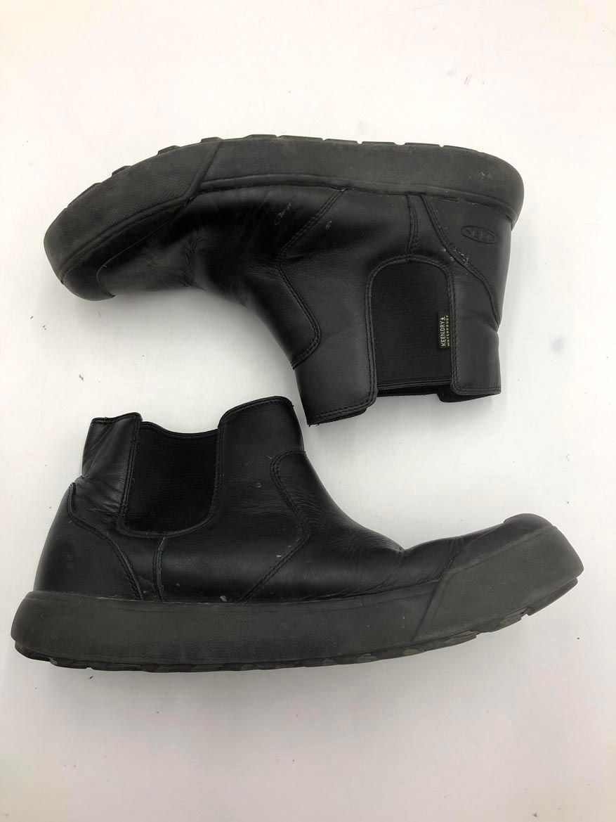 KEEN キーン エレナ チェルシー ウォータープルーフ 1027864 サイドゴア ブーツ size24.0|黒 ◎レディース KIN-KAAI_COM