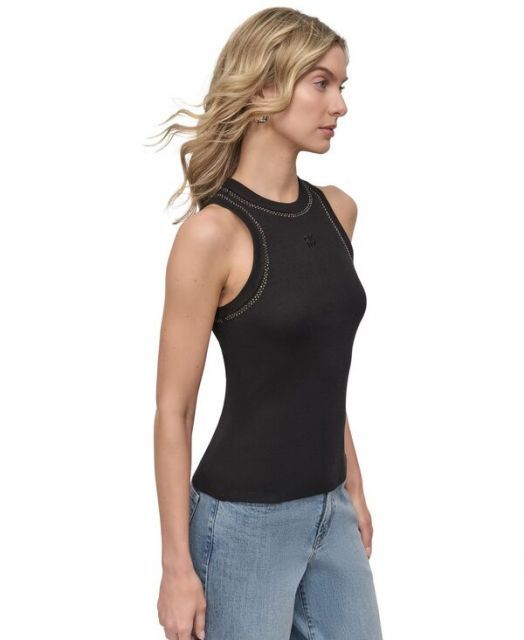 売れ筋商品|||ダナキャランニューヨーク カットソー トップス レディース Women's Crewneck Tank IVK - IVORY/BLACK 楽天市場】DKNY ダナ キャラン ニューヨーク DIGITAL CITY 半袖
