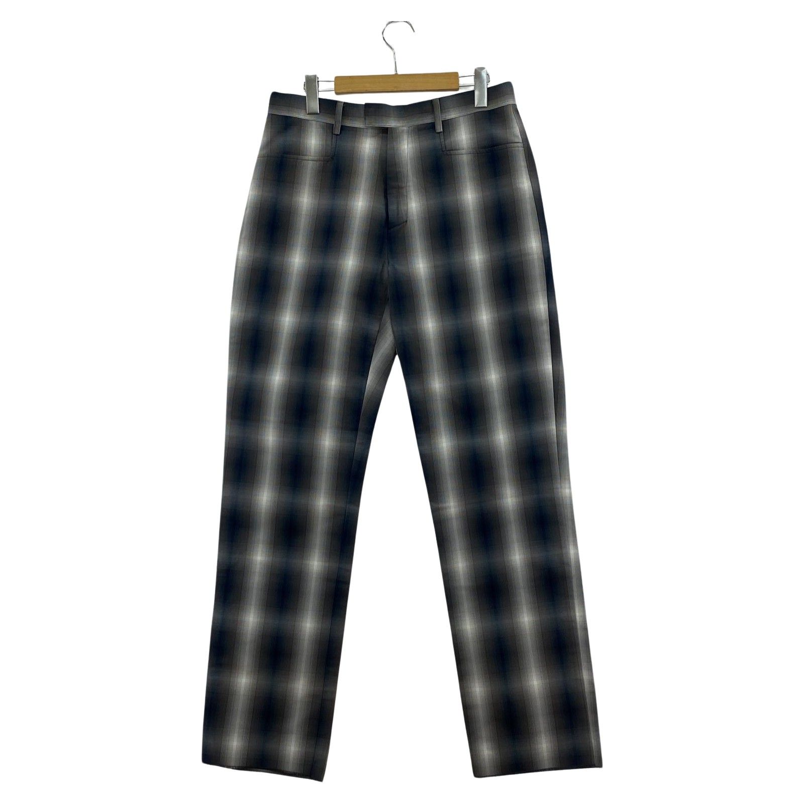 DELADA デラダ チェックパンツ size48/ネイビー×グレー メンズ