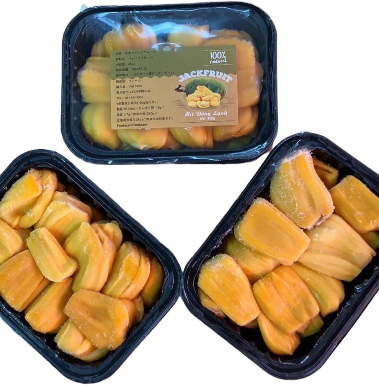 冷凍ジャックフルーツ 500g x 6パック Frozen Jackfruit - 冷凍フルーツ