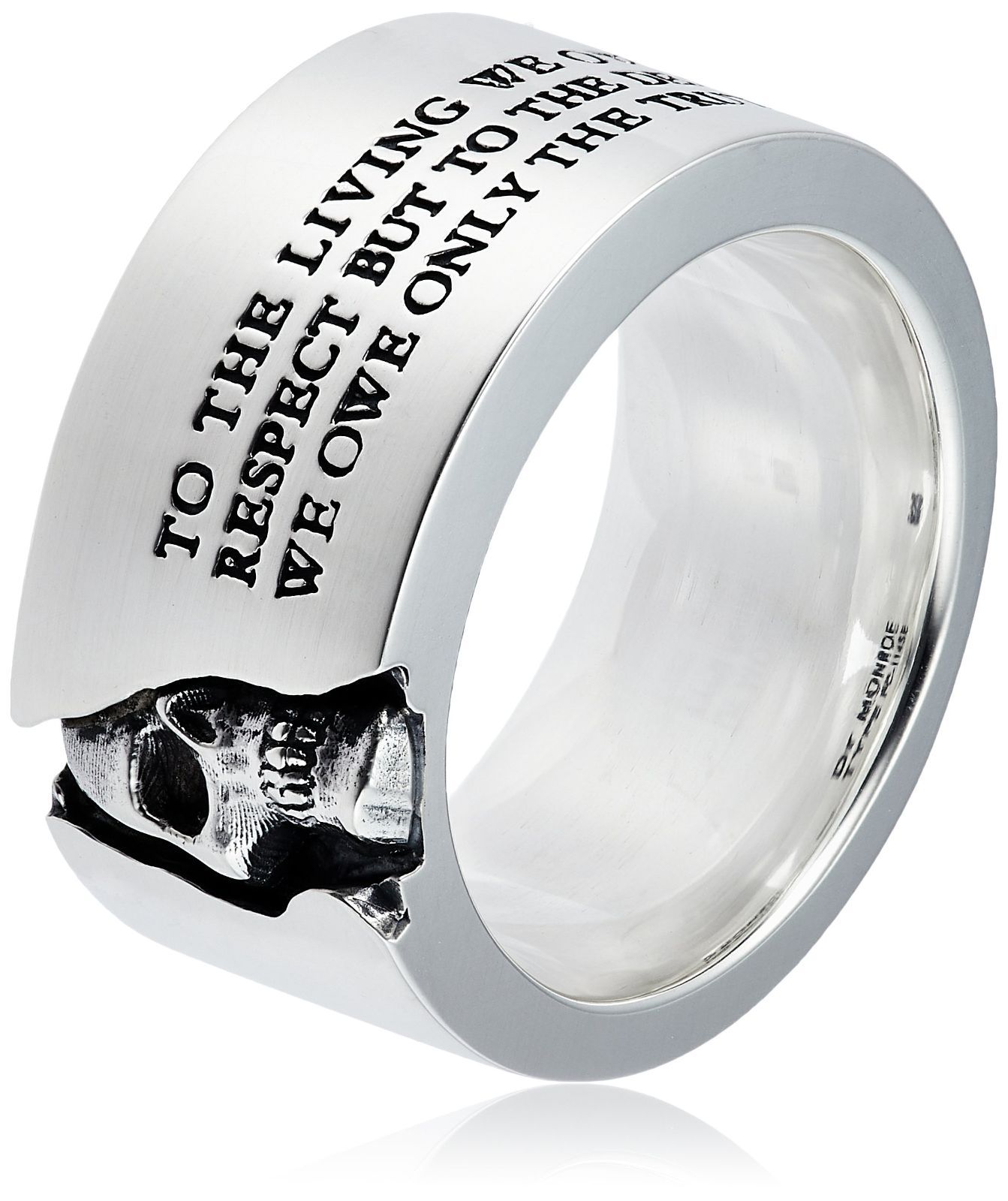  数量 メッセージスカルリング シルバー925 MONROE FC-114 SE-SV-20 Dr 日本サイズ20号 ドクターモンロー リング アクセサリー