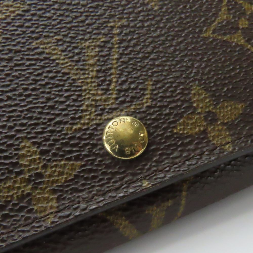 中古】 ルイ・ヴィトン 二つ折り財布 ポルトモネ・ビエ・トレゾール  
