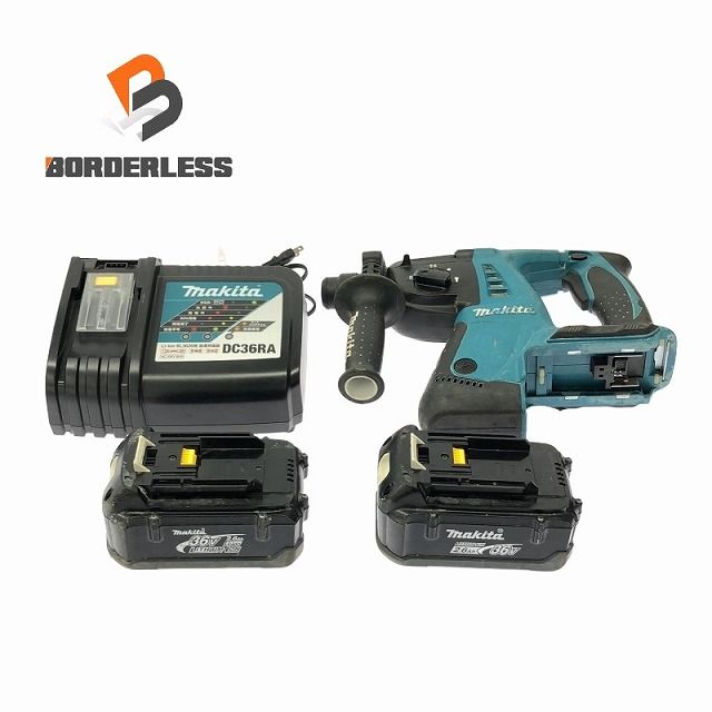 makita マキタ 36V 充電式ハンマドリル HR262D バッテリー2個 36V 2.6Ah 充電器付き 106522