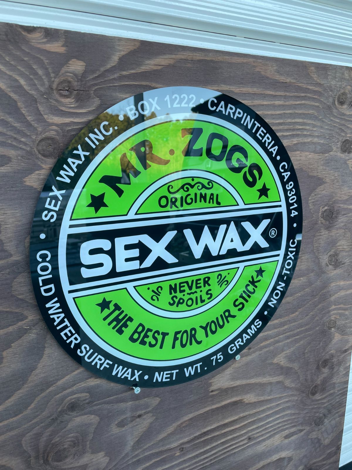 SEX WAX 看板 雑貨 インテリア サーフィン ボルコム ビラボン ハーレー