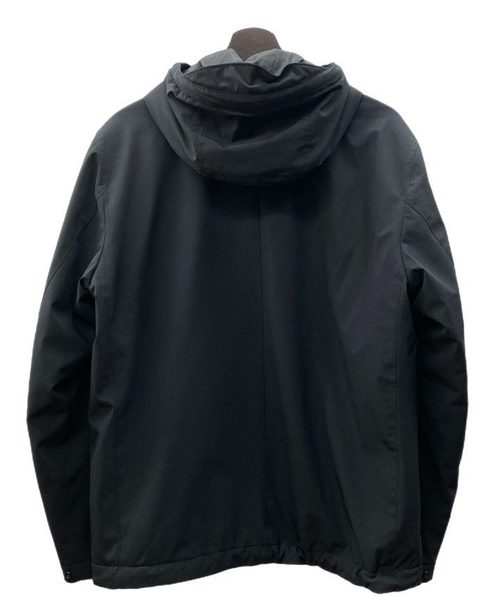 ストーンアイランド STONE ISLAND SOFT SHELL-R ソフトシェル Primaloft プリマロフト 中綿 ナイロン ブルゾン  ダブルジップ フーディー 黒 ジャケット ロゴ ブラック Mサイズ 104MT-726 - メルカリ