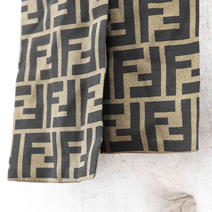 未使用フェンディFENDIスカーフ大判ストールズッカ柄 極美品】FENDI ROMA フェンディ ローマ ストール ミンク 2019年