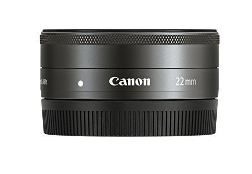 キヤノン Canon 単焦点広角レンズ EF-M22mm F2 STM ミラーレス一眼対応 キヤノン EFマウント ブラック、黒色 レンズ(単焦点) Canon EF-M 22mm 1:2 STM : Canon 単焦点