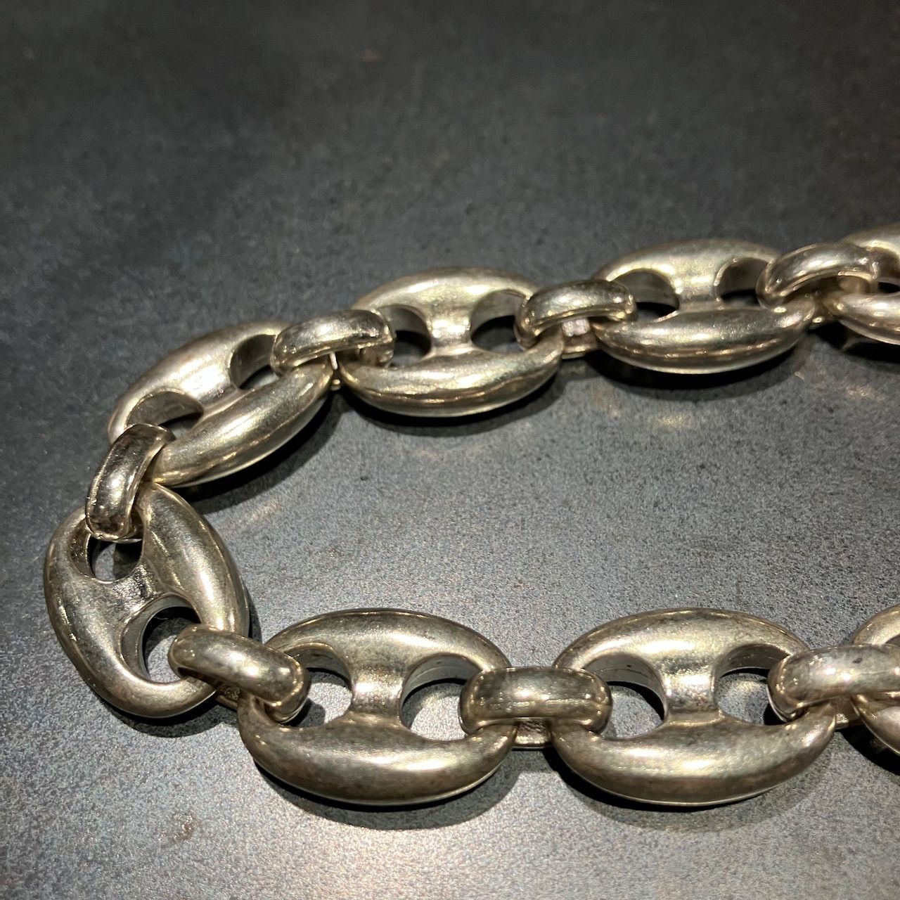 SILVER925 PIG NOSE WIDE CHAIN BRACELET/シルバー/ブレスレット 