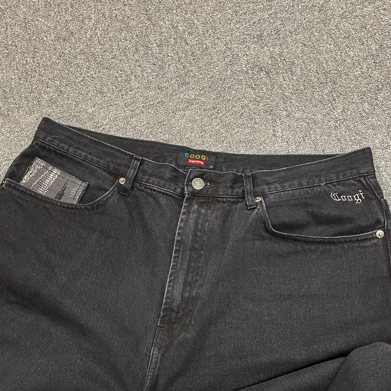 限定Ｗ特典付属 Supreme / Coogi Baggy Jean black | ochge.org