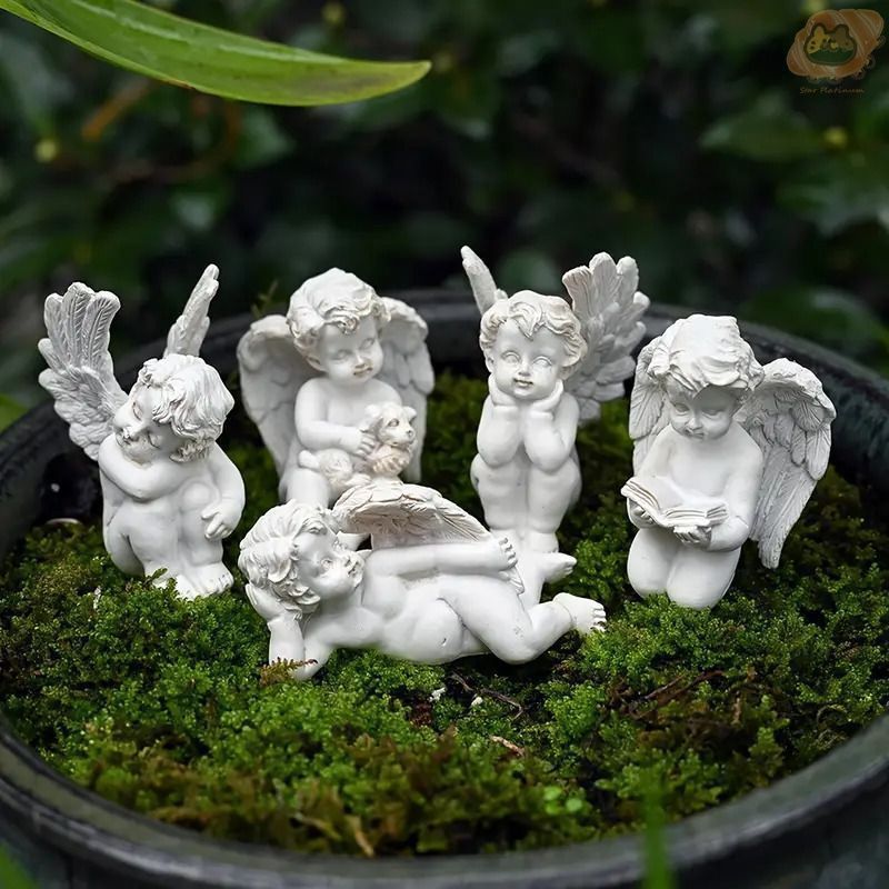 ガーデンオブジェ 天使 ヨーロピアン 園芸 エンジェル アンティーク