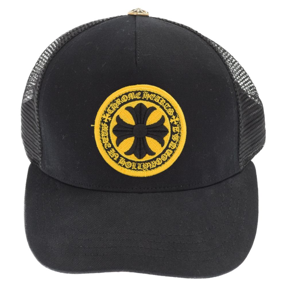 CHROME HEARTS (クロムハーツ) YELLOW CH PLUS TRUCKER CAP イエロー