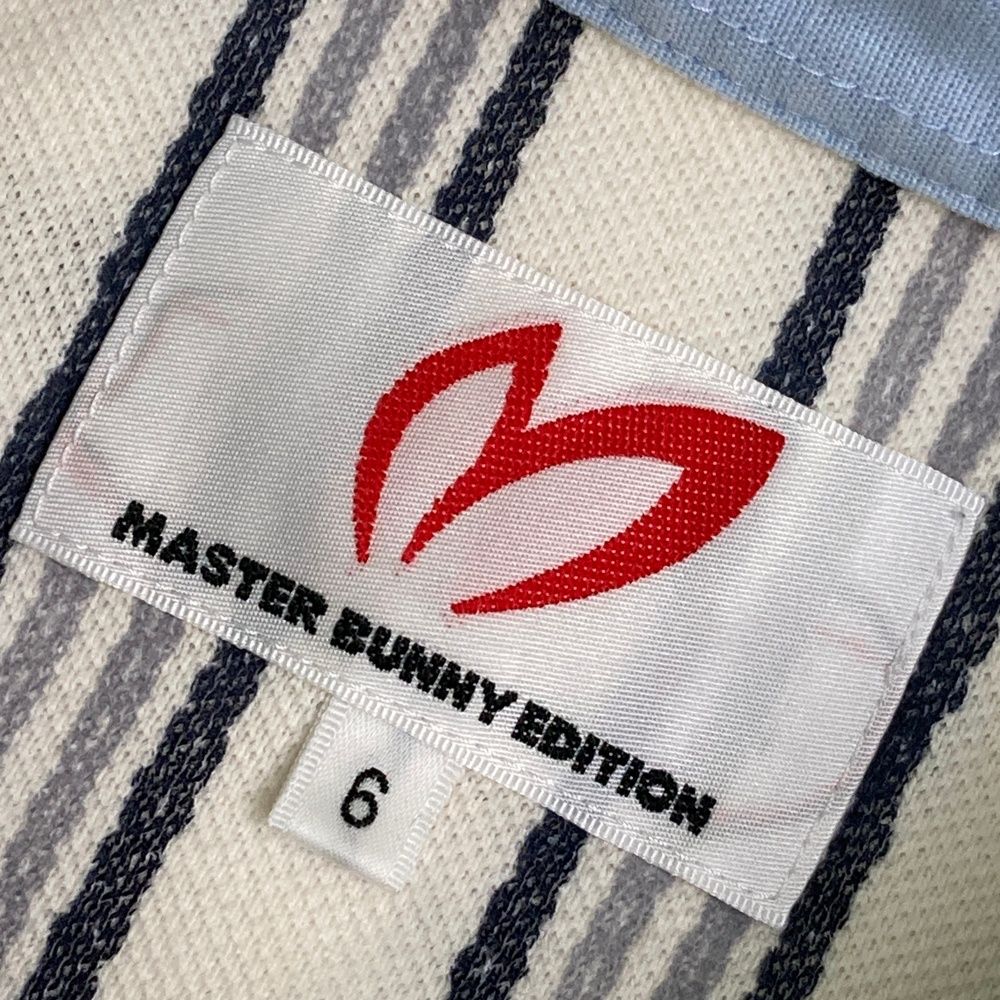 サイズ：6 MASTER BUNNY EDITION マスターバニーエディション  半袖ポロシャツ  ホワイト系 [240101432134] ゴルフウェア メンズ ストスト サイズ：6 MASTER BUNNY EDITION マスターバニーエディション