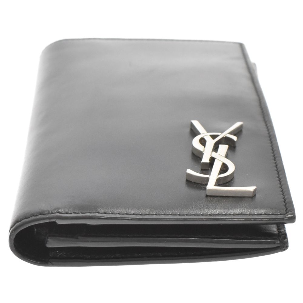 SAINT LAURENT PARIS (サンローランパリ) MONOGRAM CONTINENTAL WALLET モノグラム  コンチネンタルウォレット 長財布 小銭入れ付ブラック 529981