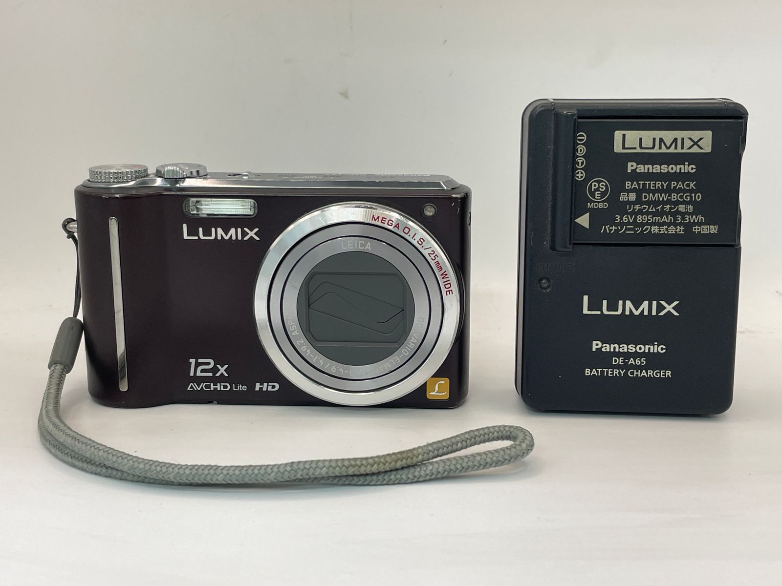 Panasonic DMW-CTZ7 コンパクトデジタルカメラ Panasonic DMW-CTZ7 Compact Digital Camera 12x Zoom HD AVCHD