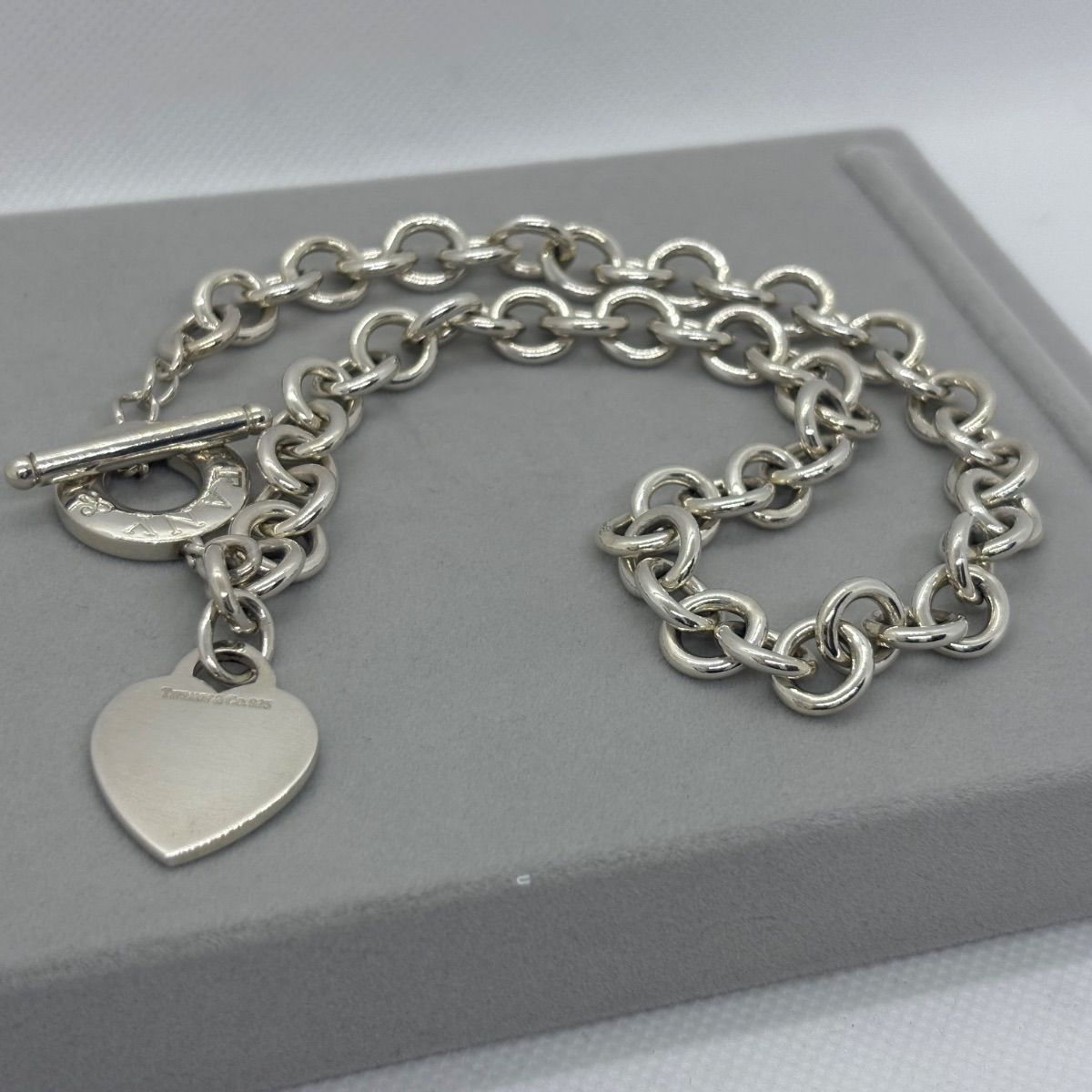 極美品】リターントゥティファニー ハートタグ トグルネックレス
