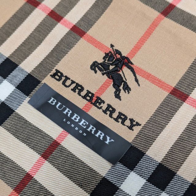 バーバリー　ハンカチ　ノバチェック　ベージュ 即納！最大半額！】 未使用 BURBERRY ハンカチ2枚 ノバチェック