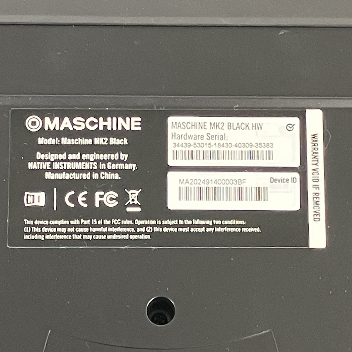 Instruments Maschine