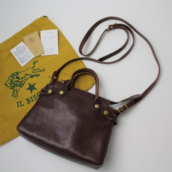 美品♡オールレザー♡イルビゾンテ 2way ショルダー ミニボストン バッグ