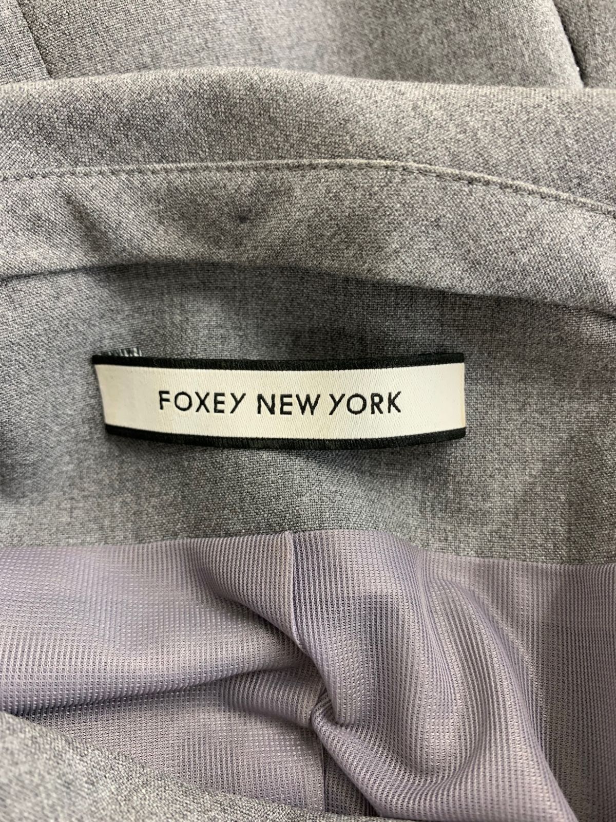 フォクシーニューヨーク　グレーワンピース　38 楽天市場】フォクシーニューヨーク Dress ギャザー 39443