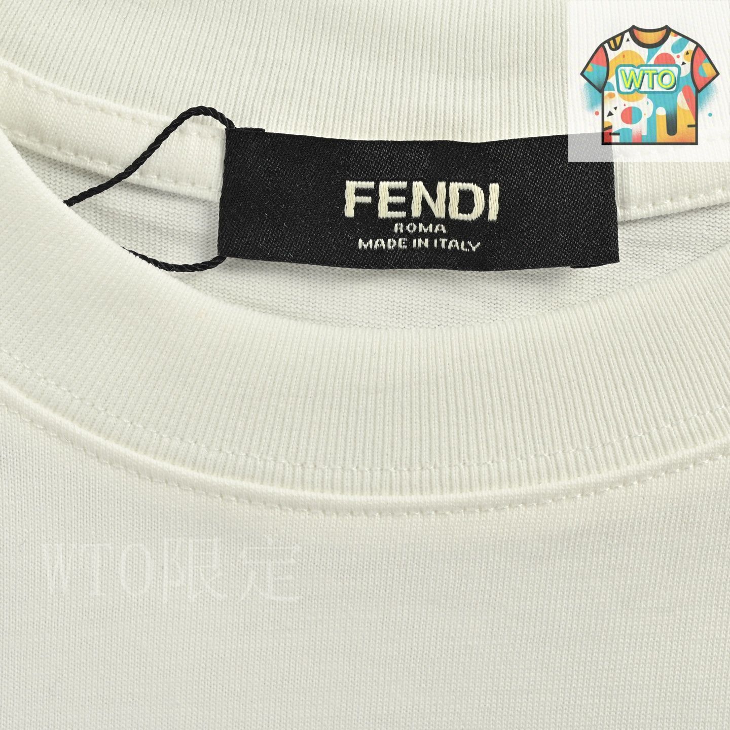 今日WTO】Fendi 25ss モンスターアイズフロッキング T シャツ