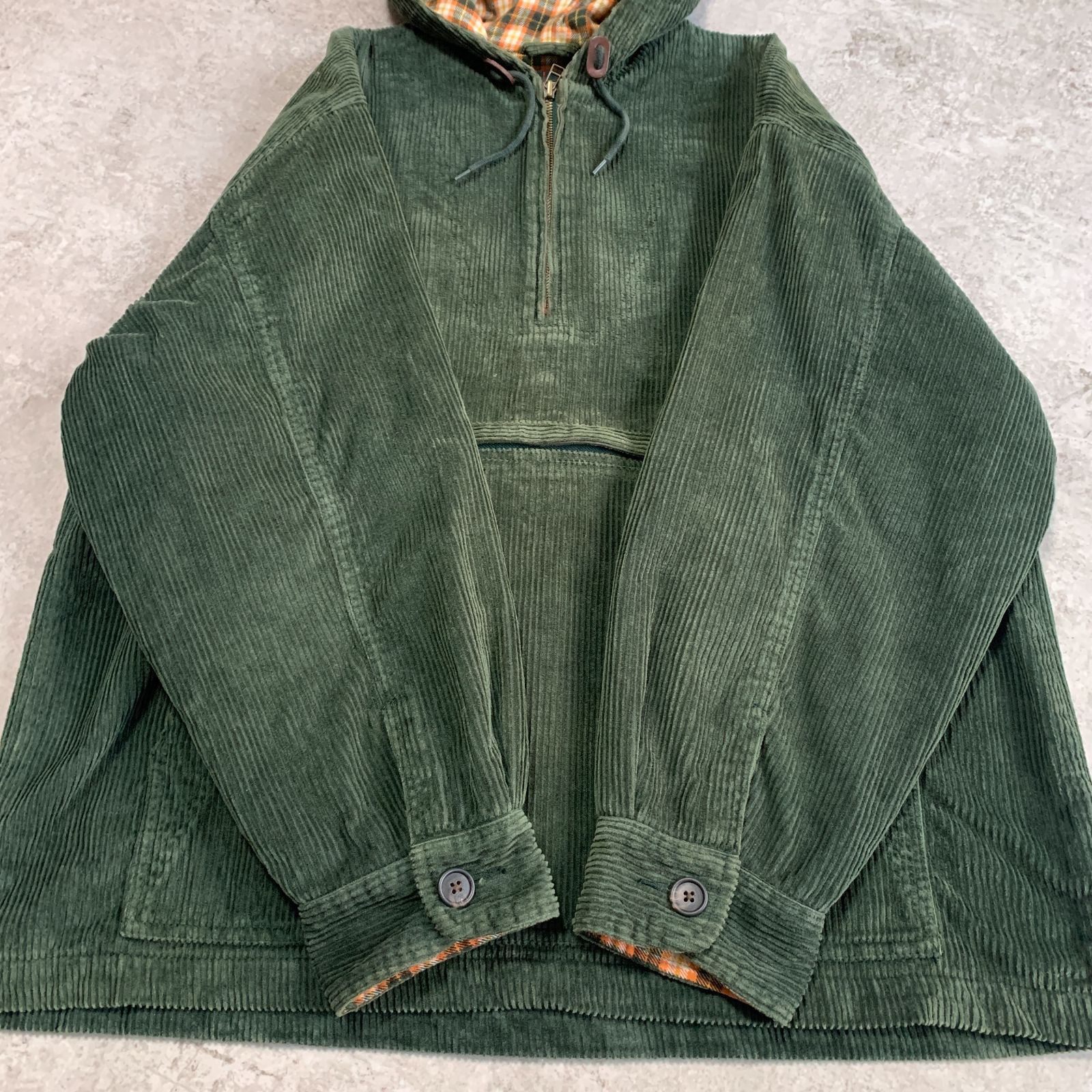 90s J.CREW Corduroy Anorak parka Jクルー ジェークルー コーデュロイ