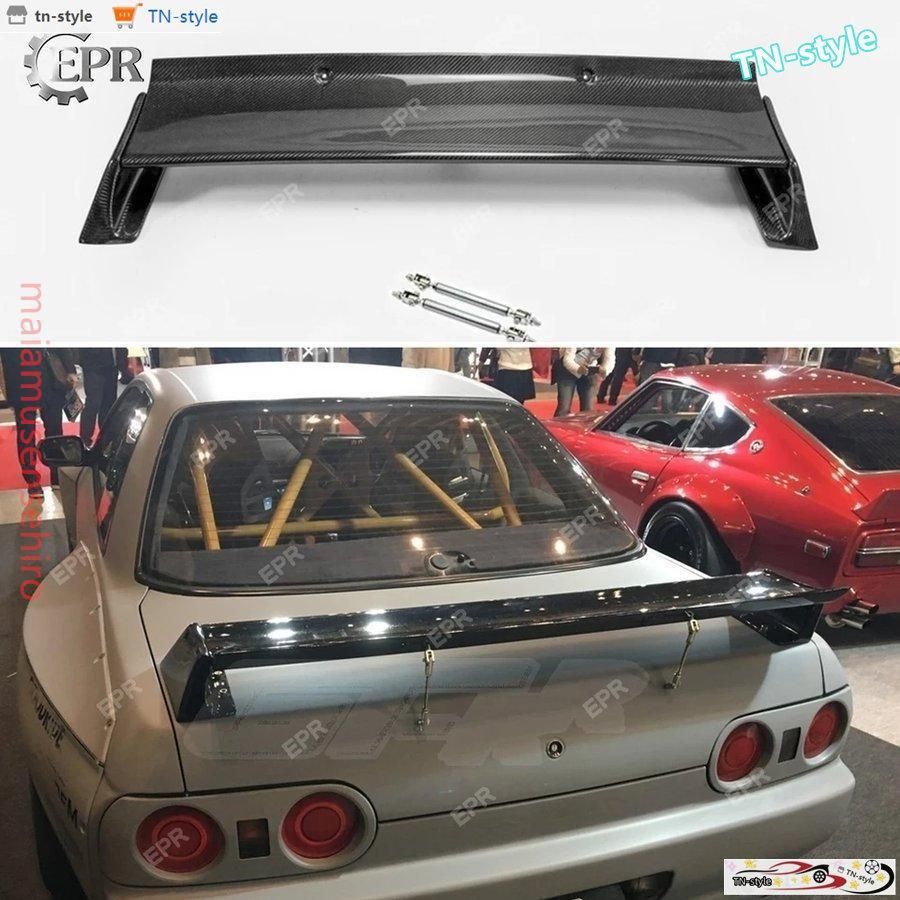 高品質R32 GTR カーボンリアウィング ロケバニ パンデム