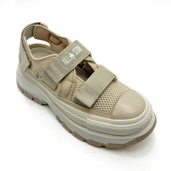 コンバース レディース 厚底 サンダル トレックウエーブ CONVERSE ALL STAR R TREKWAVE SANDAL OX サンドベージュ スニーカー 2024年新作 送料無料