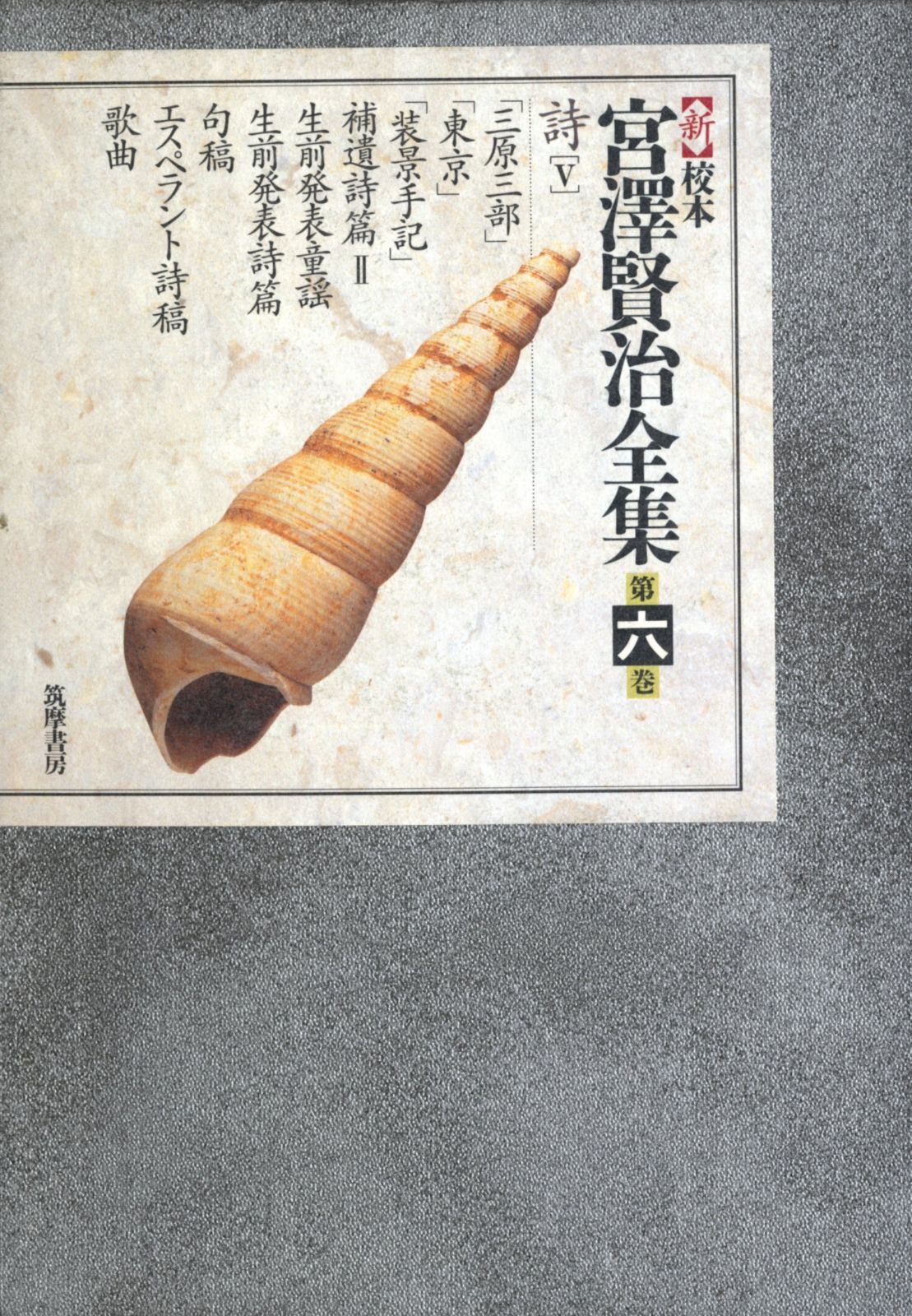 新 校本 宮澤賢治全集 第6巻 詩5