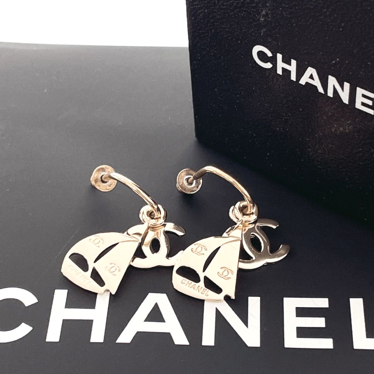 公式 ◾️△AS1336 ゴールド ピアス CHANEL ココマーク ココマーク ...